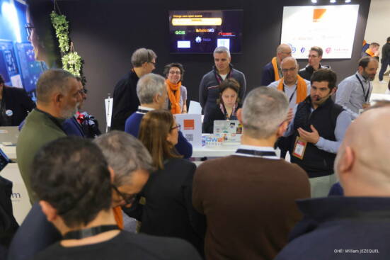 stand Orange à Open source Experience